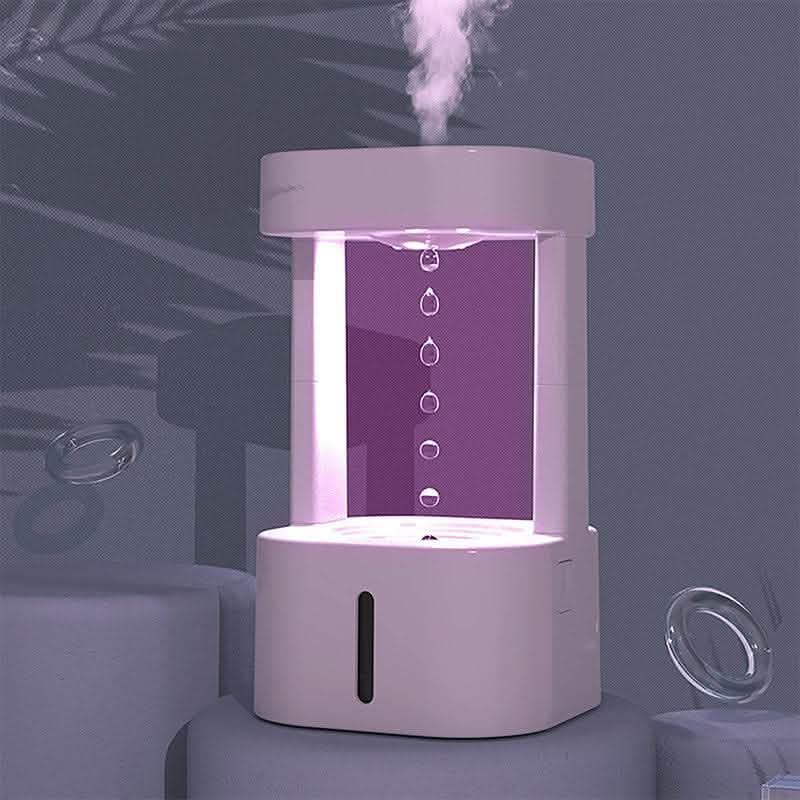 Anti-Gravity Water Drop Humidifier - 580ML Quiet Mist Spray - Vezir