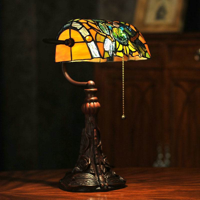10-inch Tiffany Table Lamp - Study Room Art Decoration - Vezir