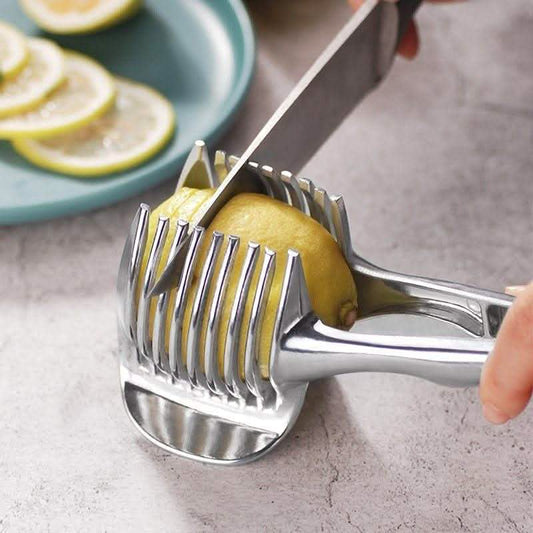 Lemon Slicer Tool - Premium Citrus Cutting Kitchen Gadget - Vezir