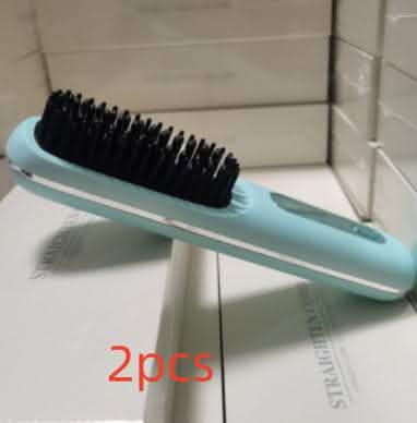 2-in-1 Wireless Hair Straightener - USB Charging Hot Curler - Vezir