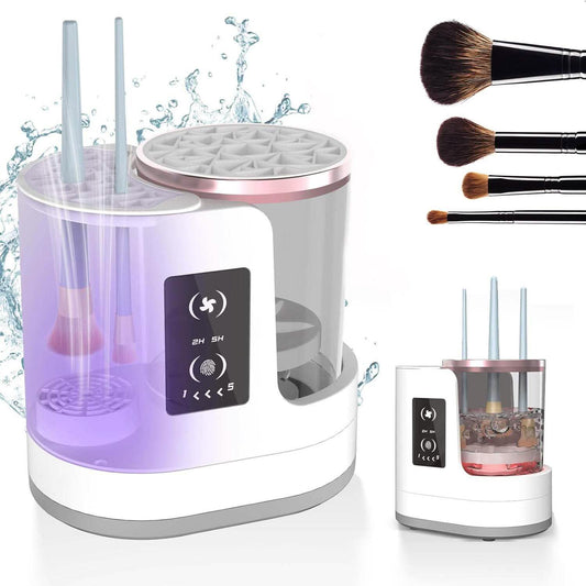 Electric Makeup Brush Cleaner - Rechargeable Automatic Stand - Vezir