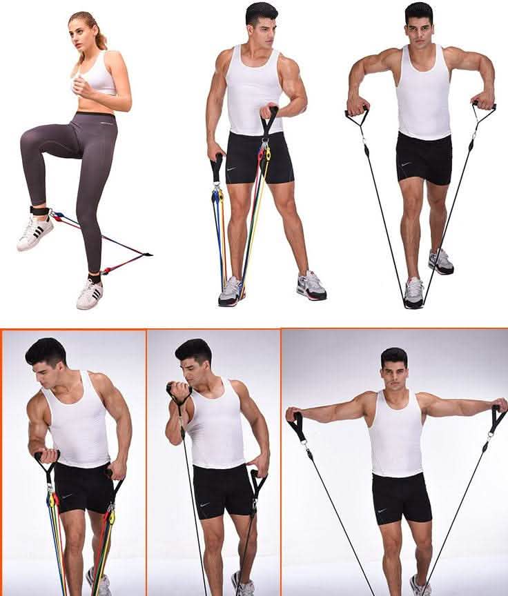 Portable Fitness Rally - Multi-Exercise Resistance Trainer - Vezir