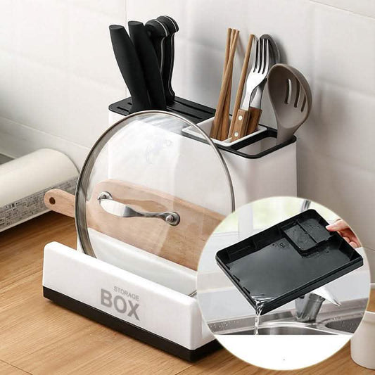 Kitchen Storage Rack - Tableware Knife Organizer Cabinet - Vezir