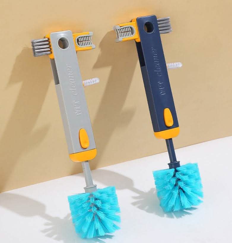 4-in-1 Bottle Cleaner Brush - Silicone U-Shaped Cleaning Set - Vezir
