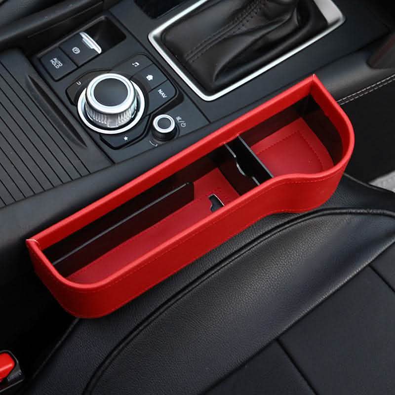 Car Storage Box - Leather Plastic Organizer Container - Vezir