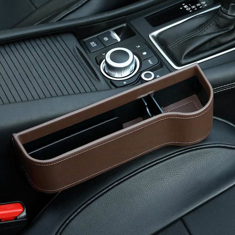 Car Storage Box - Leather Plastic Organizer Container - Vezir