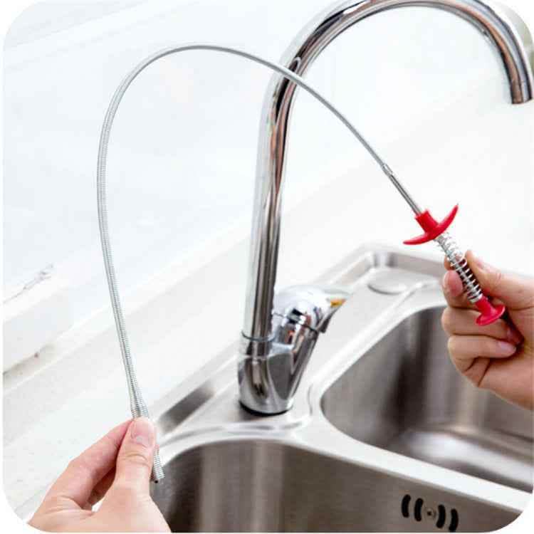 60CM Drain Clog Remover - Spring Pipe Dredging Tool - Vezir