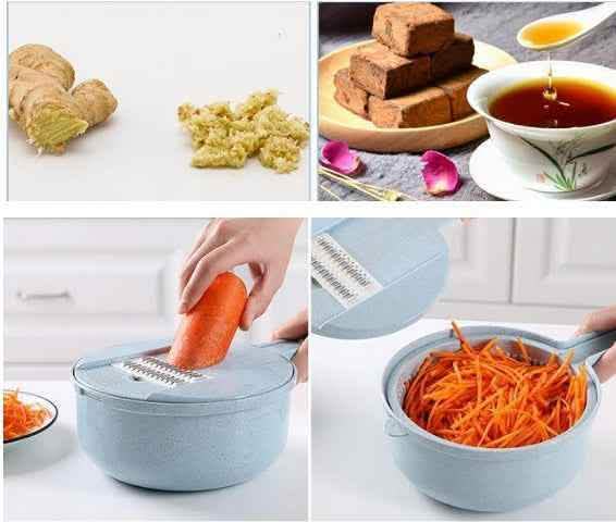 Elite 8-in-1 Mandoline Slicer - Professional Culinary System - Vezir