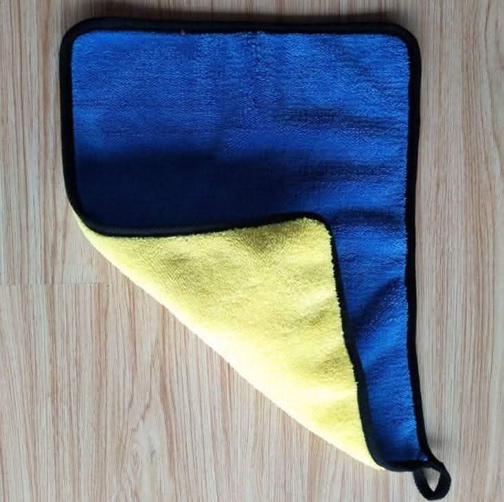 Dual-Sided Car Wash Towel - Microfiber Cleaning Cloth - Vezir