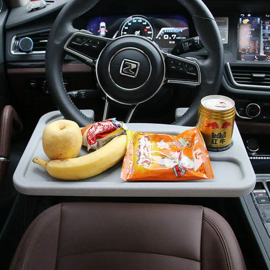 Steering Wheel Card Table - Portable Car Desk Tray - Vezir