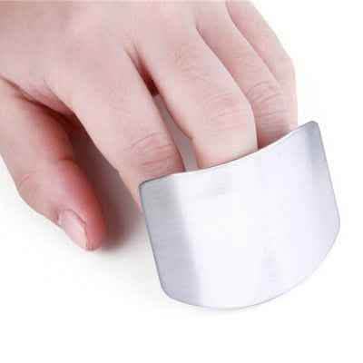 Elite Stainless Steel Finger Guard - Professional Kitchen Safety - Vezir