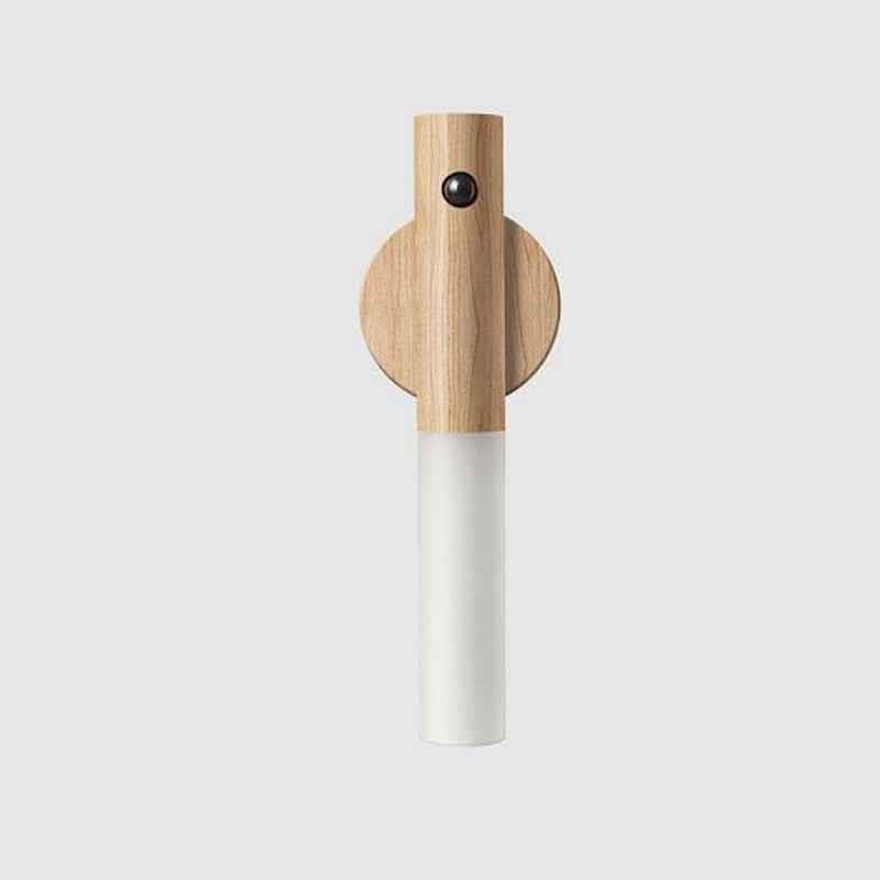 Magnetic LED Motion Light - Premium Wireless Wood Design - Vezir