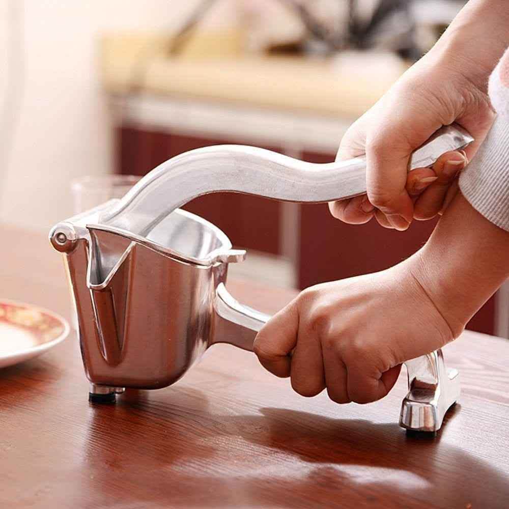 Premium Lemon Squeezer - Stainless Steel Citrus Juicer - Vezir