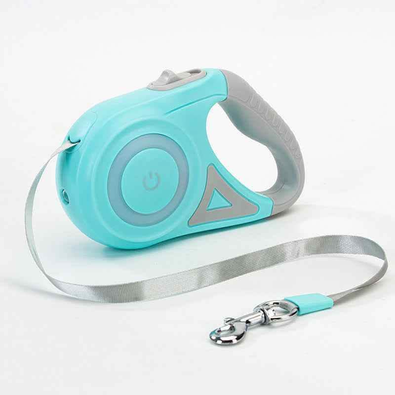 Luxury Retractable Dog Leash - LED Spotlight Walking System - Vezir