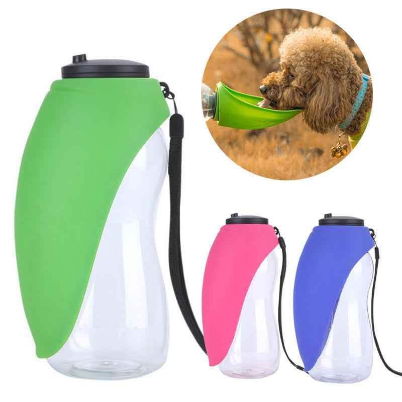Elite Portable Pet Water Bottle - 680ml Travel Dispenser - Vezir