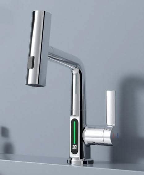 Smart Digital Display Faucet - Temperature Control Basin Tap - Vezir