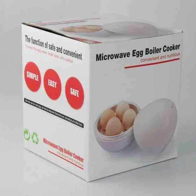4-Egg Microwave Steamer - Quick 5-Minute Egg Cooker - Vezir