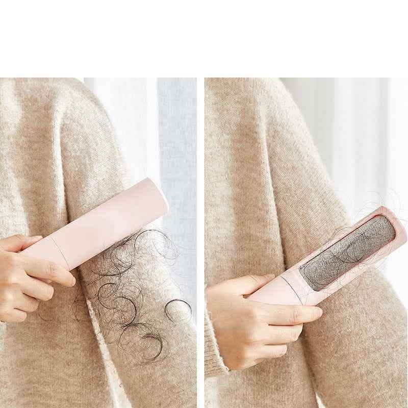2-in-1 Pet Hair Remover Brush - Reusable Lint Roller Tool - Vezir