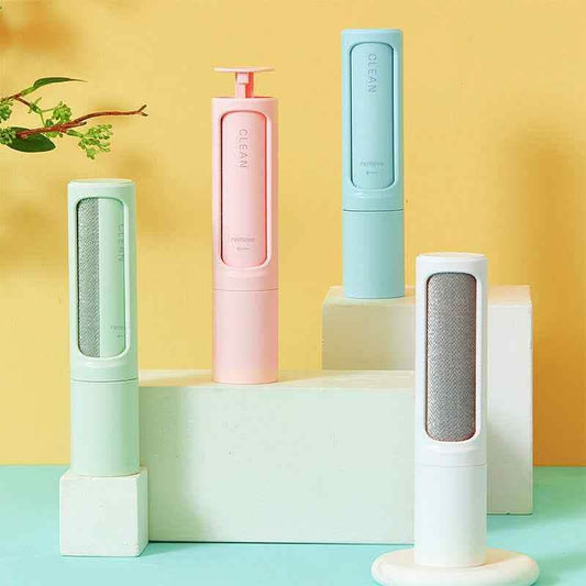 2-in-1 Pet Hair Remover Brush - Reusable Lint Roller Tool - Vezir