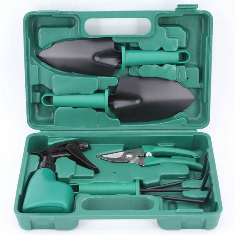 10-Piece Gardening Tool Set - Iron Head Plastic Handle Kit - Vezir