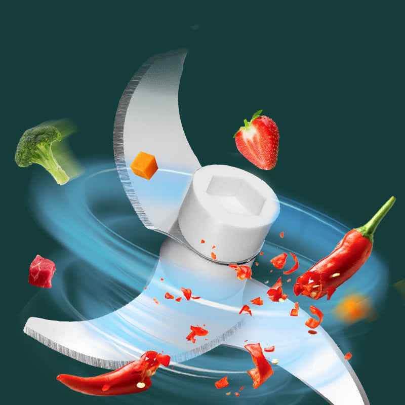 Electric Mini Food Chopper - Portable Garlic Vegetable Grinder - Vezir