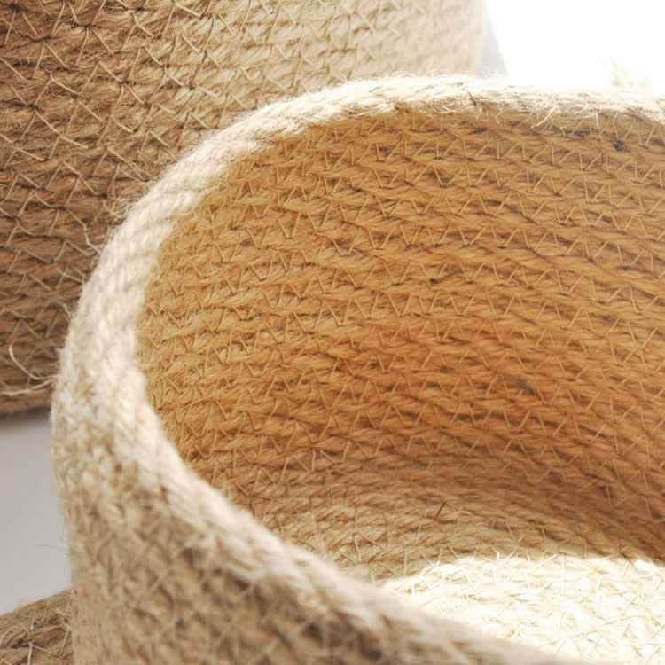 Japanese Style Linen Storage Basket - Table Top Organizer - Vezir