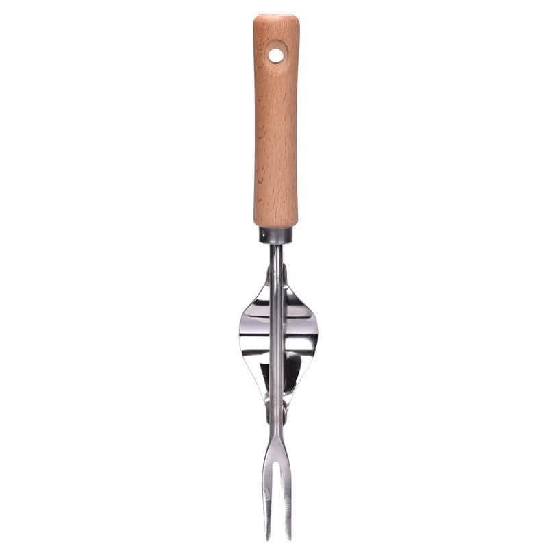 Stainless Steel Root Tool - Gardening Puller Weeding Fork - Vezir
