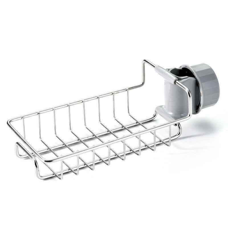 Adjustable Sink Drain Rack - Sponge Storage Organizer - Vezir