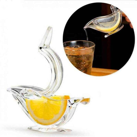Acrylic Bird Shape Lemon Juicer - Elegant Manual Squeezer - Vezir