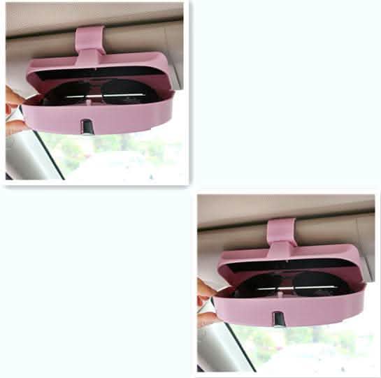 Car Glasses Case - Sun Visor Clip Holder Organizer - Vezir