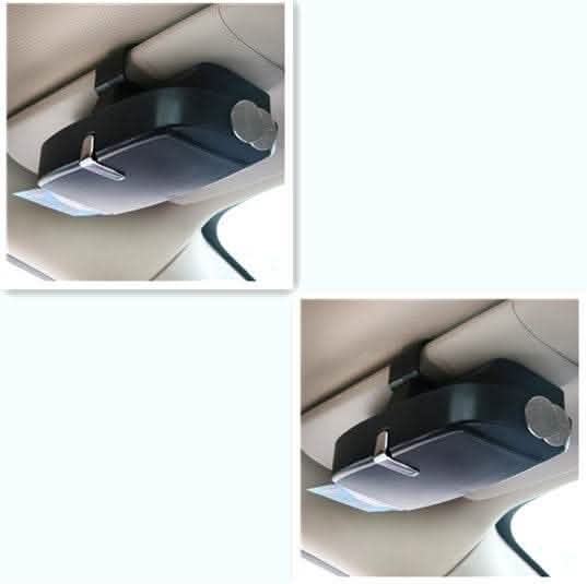Car Glasses Case - Sun Visor Clip Holder Organizer - Vezir