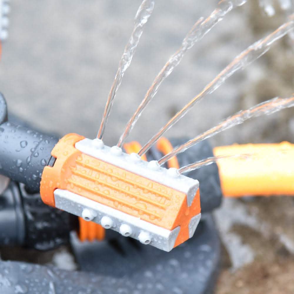360° Rotating Sprinkler - 3-Arm Adjustable Lawn Irrigation - Vezir