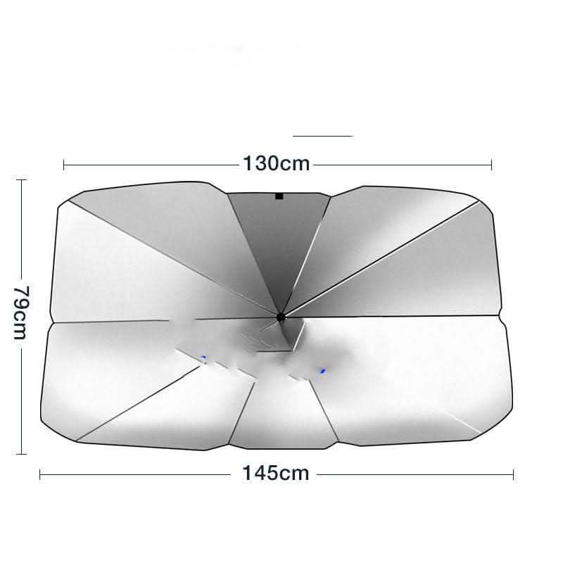 Car Sun Visor - Heat-Insulating Front Windshield Shade - Vezir