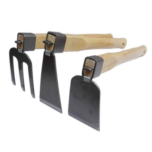 Carbon Steel Garden Tool - Short Wooden Handle Hand Tool - Vezir