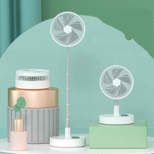 USB Charging Portable Fan - Retractable Mini Cooling Device - Vezir