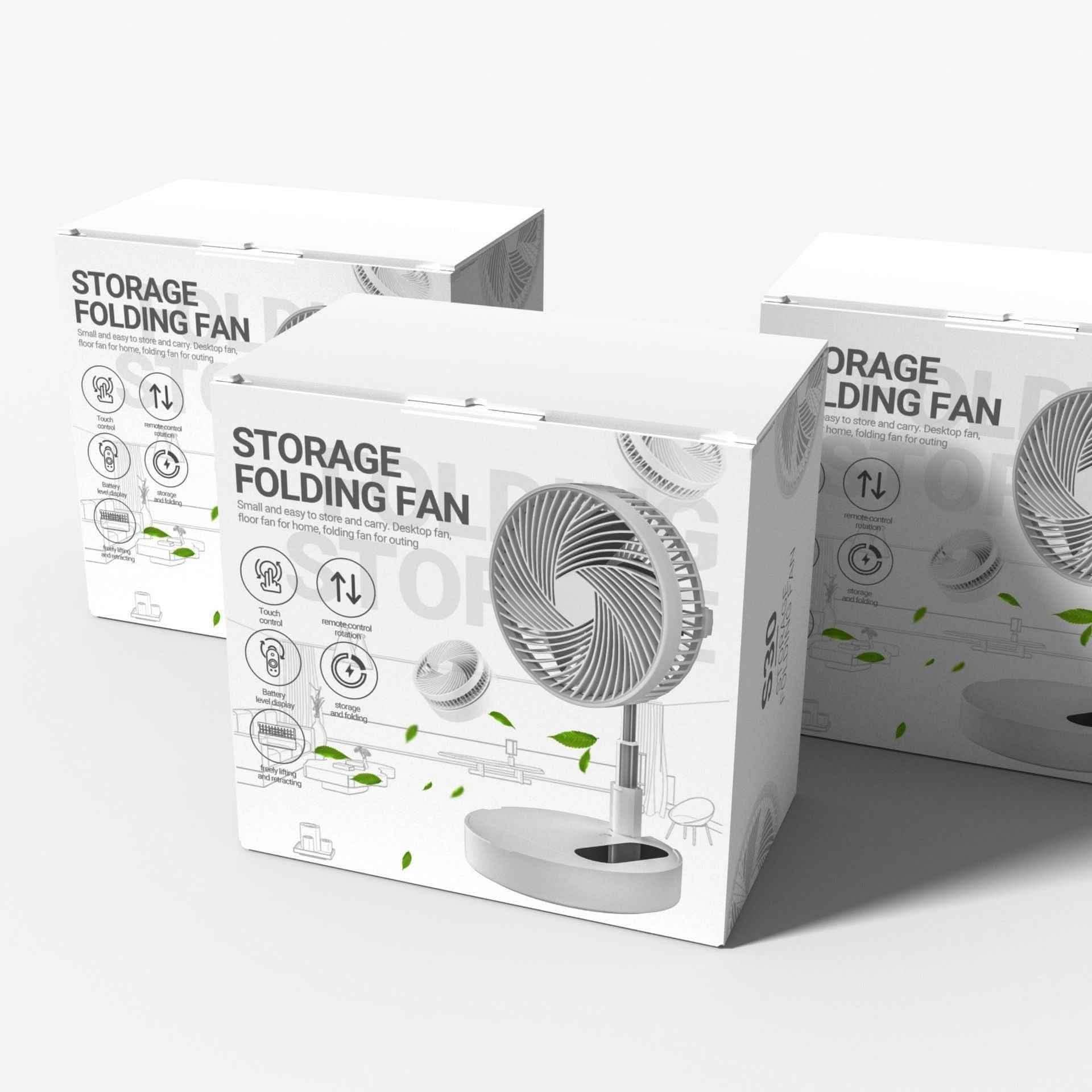 USB Charging Portable Fan - Retractable Mini Cooling Device - Vezir