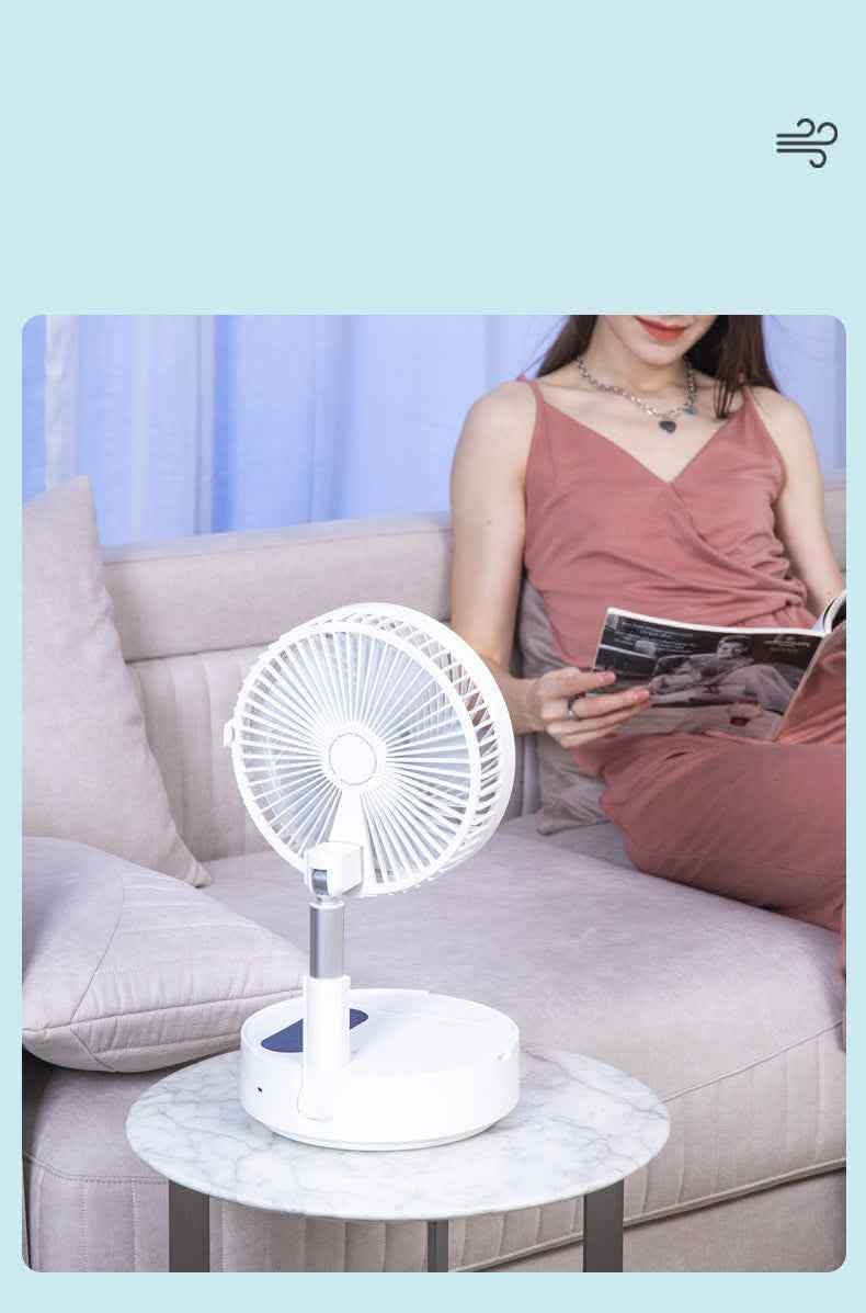 USB Charging Portable Fan - Retractable Mini Cooling Device - Vezir