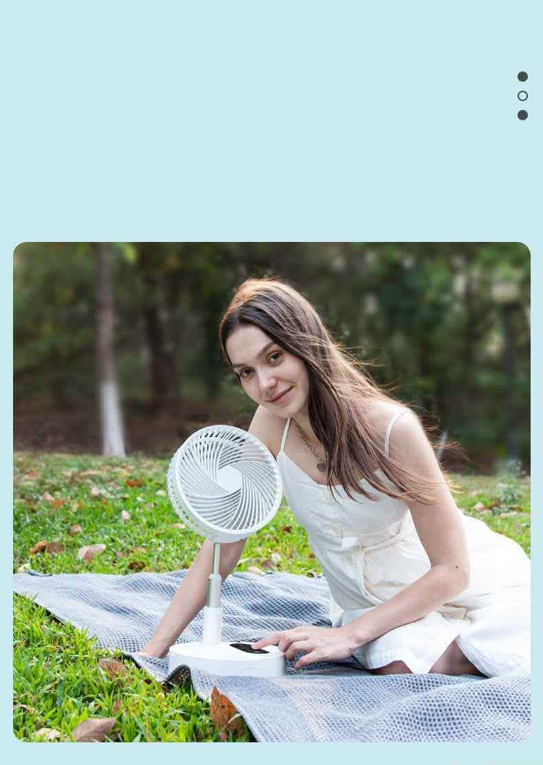 USB Charging Portable Fan - Retractable Mini Cooling Device - Vezir