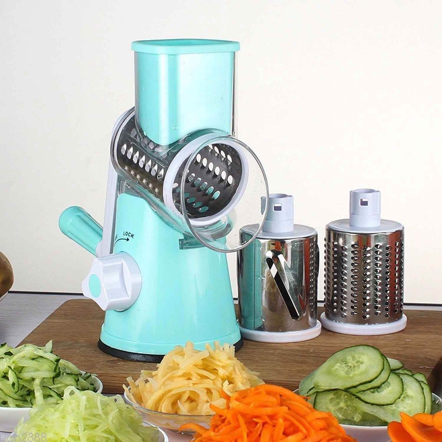 Round Mandoline Slicer - Vegetable Cutter Julienne Grater - Vezir