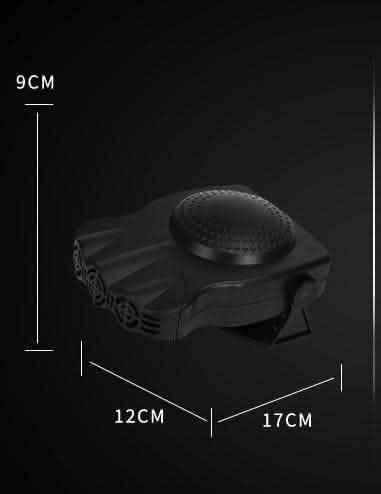 Electric Car Heater - 12V Warm Cold Wind Defroster - Vezir