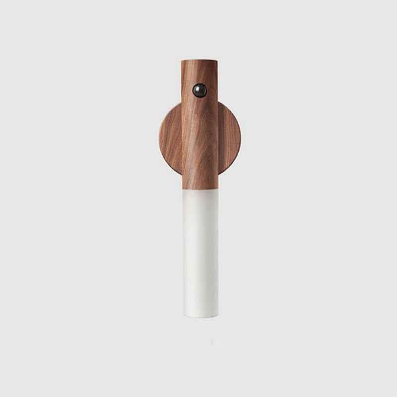 Magnetic LED Motion Light - Premium Wireless Wood Design - Vezir