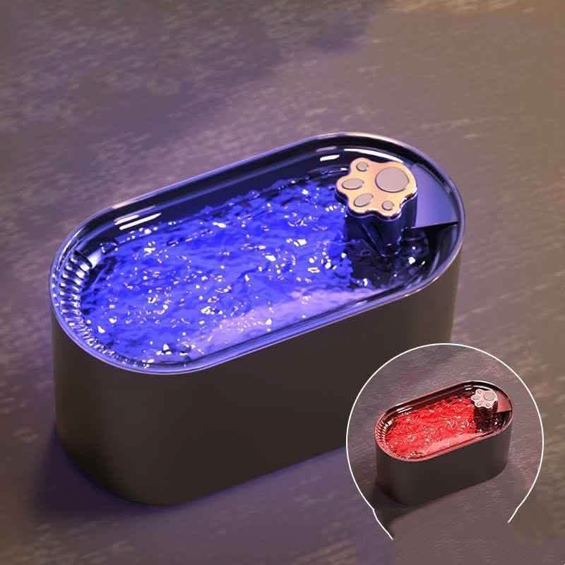 Elite 3L Cat Water Fountain - Ultra-Quiet LED Smart Dispenser - Vezir