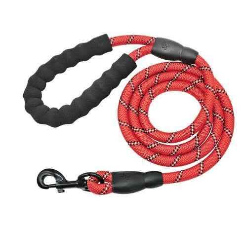 Reflective Dog Leash - Nylon Pet Training Rope for All Sizes - Vezir