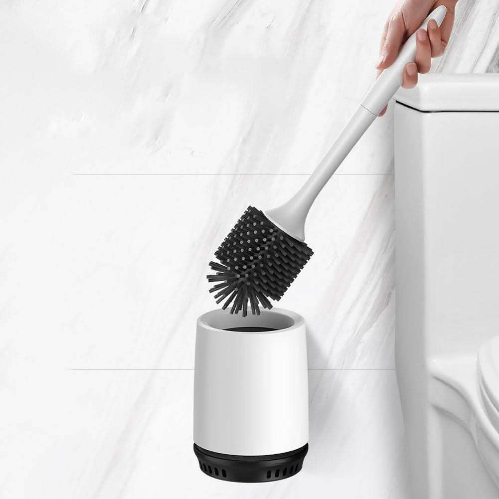 Non-Stick Toilet Brush Head - Soft Plastic Cleaning Tool - Vezir
