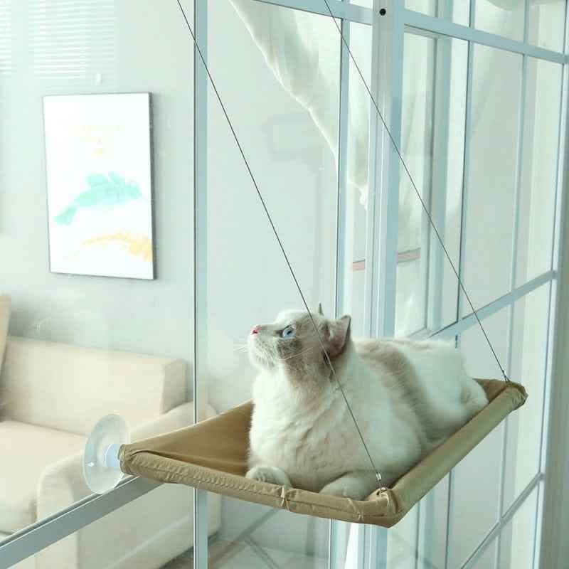 Elite Four Seasons Cat Swing Bed - Suction Mount Hammock - Vezir