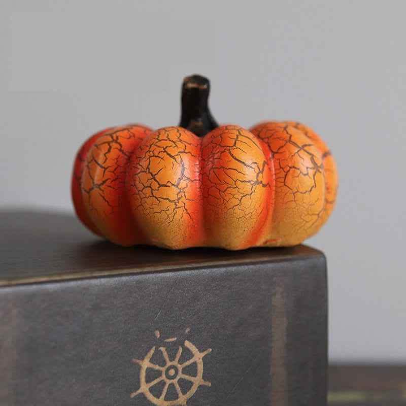 Halloween Pumpkin Lantern - LED Candle Lamp Resin Luminous - Vezir