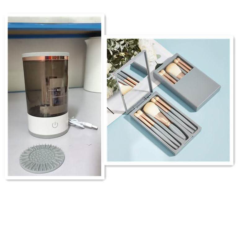 Electric Makeup Brush Cleaner - USB Charging Automatic Tool - Vezir