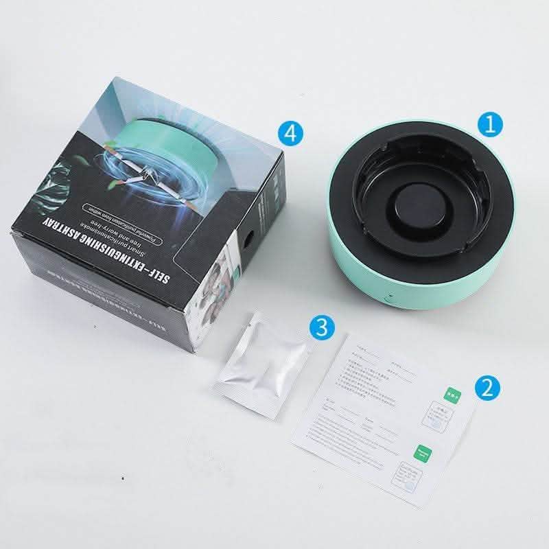 Smart Air Purifying Ashtray - Smoke Removal & Anion Technology - Vezir