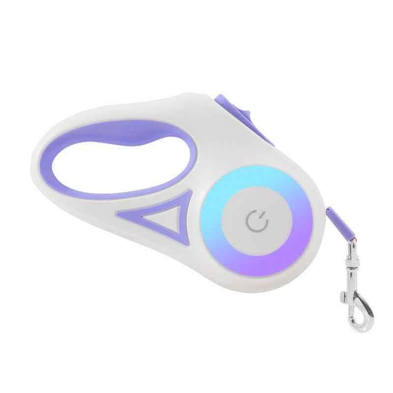 Luxury Retractable Dog Leash - LED Spotlight Walking System - Vezir