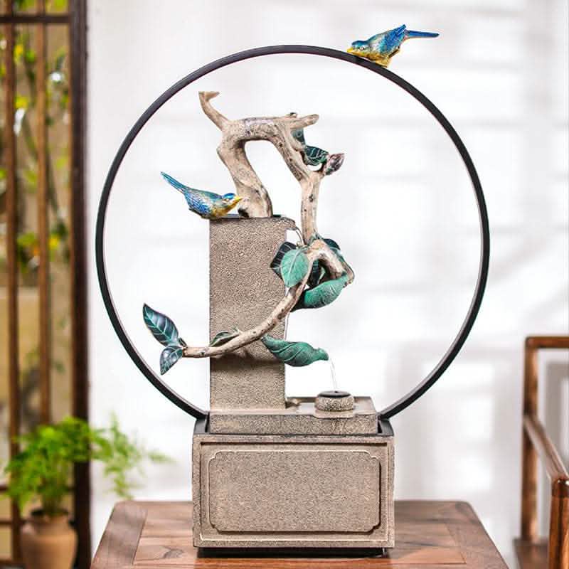 Indoor Rockery Water Fountain - Creative Living Room Decor - Vezir